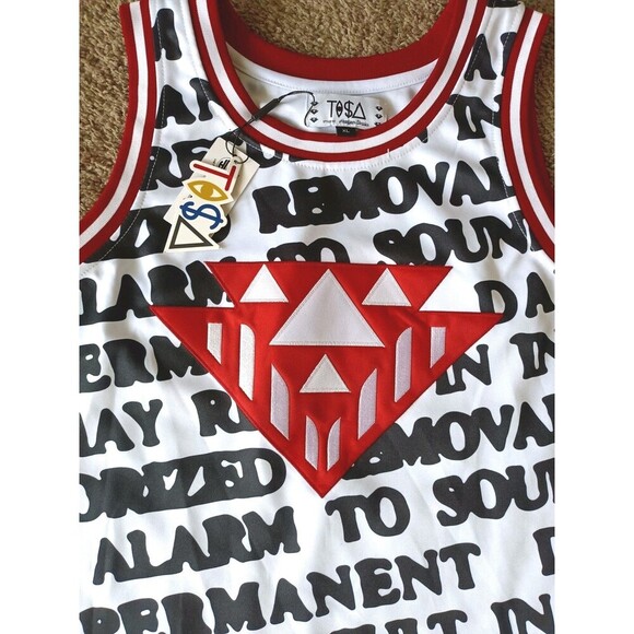 Headgear Classics TISA Basketball Jersey Red America Men's Size XL NEW - Picture 2 of 8